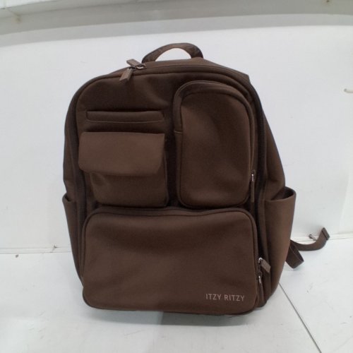 ITZY RITZY 17 POCKETS UTILITY DIAPER BAG BACKPACK - MOCHA (MODEL:101001875) image 3