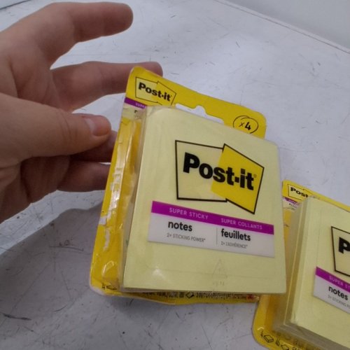 2 (4PK) POST-IT SUPER STICKY NOTES - 3"X3" - CANARY YELLOW image 3