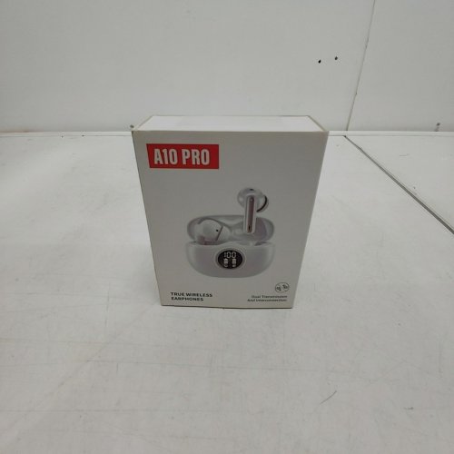 A10 PRO WIRELESS BLUETOOTH EARBUDS WITH CHARGING CASE - WHITE (MODEL: A10 PRO) image 4