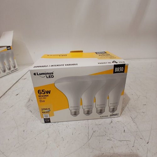 4PK NOMA LED BR30 REPLACEMENT, 10,000 HOURS 65W 2700K - WARM WHITE image 4