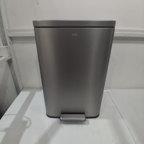 EKO MADISON BRUSHED STAINLESS STEP TRASH/GARBAGE CAN/BIN - 50L - STAINLESS STEEL (MODEL: EK9361MT-50L) image 2