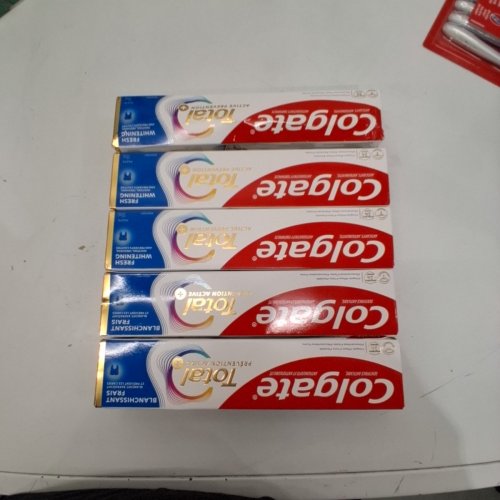 5PK COLGATE TOTAL ACTIVE PREVENTION TOOTHPASTE - FRESH WHITENING - 170ML/EACH image 2