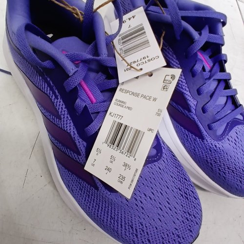 WOMEN'S ADIDAS RUNNING SHOES - SIZE 7 - PURPLE (STYLE: KJ1777) image 4