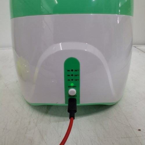 AUTOMATIC ELECTRIC DOG BALL LAUNCHER - 10FT-30FT - TEAL/WHITE image 2