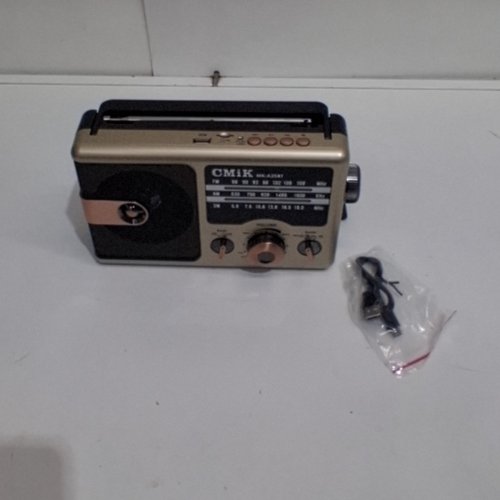 CMIK AM/FM/SW RADIO WITH USB/TF PLAYER AND WIRELESS CONNECTION - GOLD / BLACK (MODEL: MK-A25BT) image 4