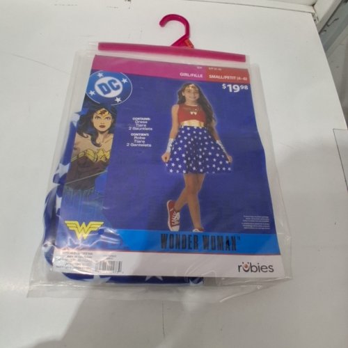 4PC RUBIES WONDER WOMAN COSTUME - SMALL (4/6) - RED BLUE GOLD (STYLE: WONDER WOMAN) image 2