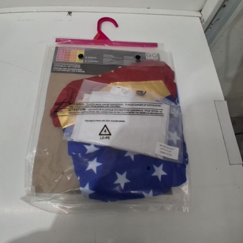 4PC RUBIES WONDER WOMAN COSTUME - SMALL (4/6) - RED BLUE GOLD (STYLE: WONDER WOMAN) image 3