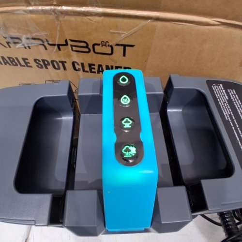 STARRYBOT PORTABLE CARPET CLEANER MACHINE WITH STEAM AND HEATING TECHOLOGY - 18KPA - GREY/BLUE (MODEL: C-AC2502) image 2