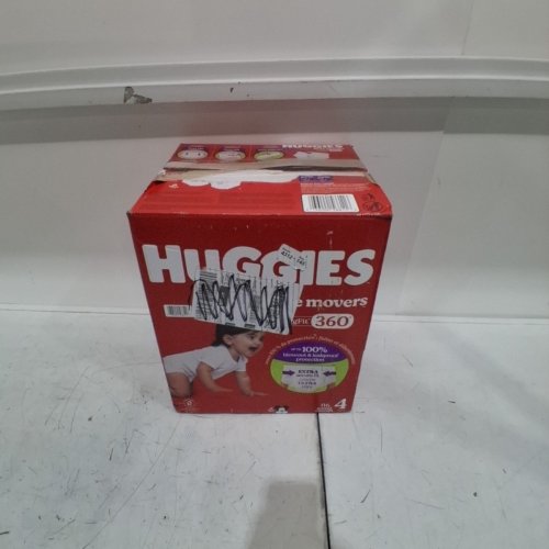 114PK HUGGIES LITTLE MOVERS HUGGFIT 360° DIAPERS - SIZE 4 - DISNEY image 3