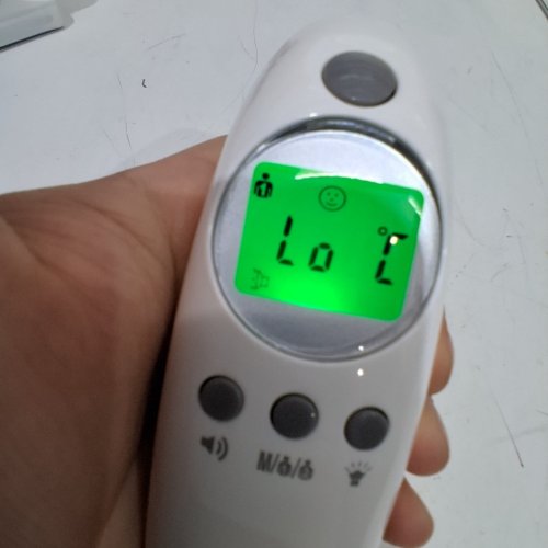 EQUATE INFRARED THERMOMETER - WHITE image 3