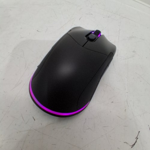 ONN. WIRELESS RECHARGEABLE GAMING MOUSE WITH LIGHTS - 24GHZ - BLACK image 2