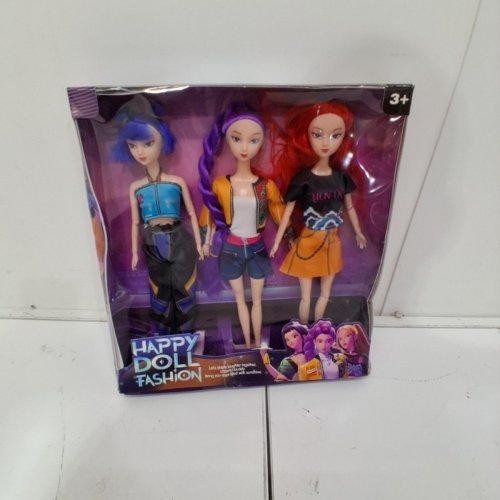 3PC HAPPY DOLL FASHION SET - MULTI COLOR image 2