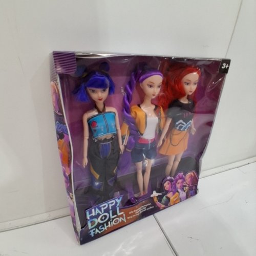 3PC HAPPY DOLL FASHION SET - MULTI COLOR image 4