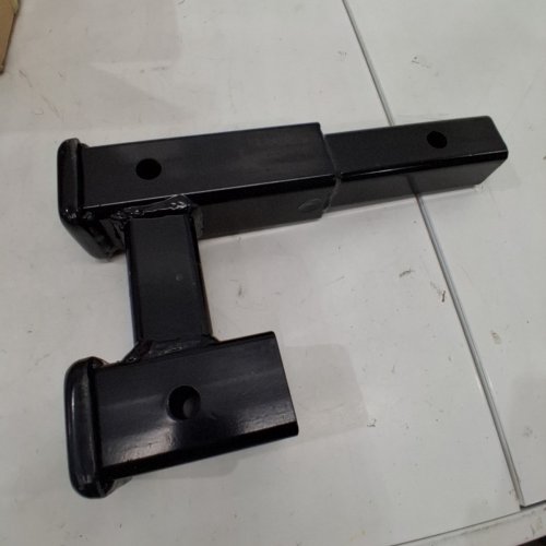 MAXXHAUL SINGLE POST DUAL HITCH EXTENSION - BLACK (MODEL: 50248) image 2