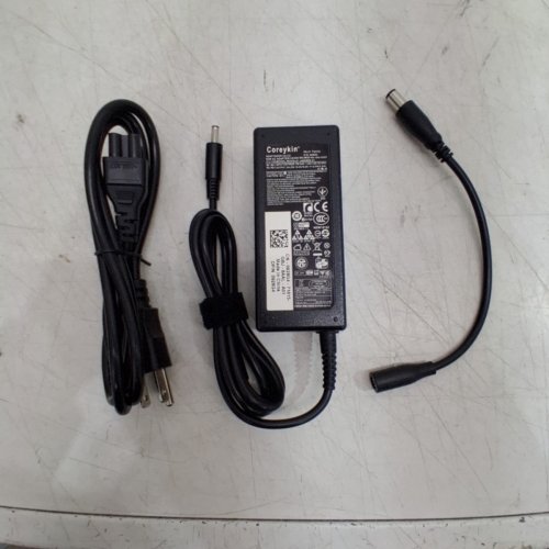 COREYKIN LAPTOP CHARGER COMPATIBLE WITH DELL INSPIRON - 65W - BLACK (MODEL:LA65NS2-01) image 2