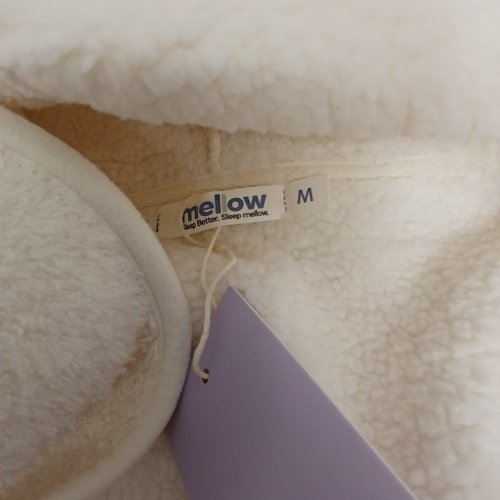 MELLOWSOFT HOODED ROBE - MEDIUM - CREAM image 3