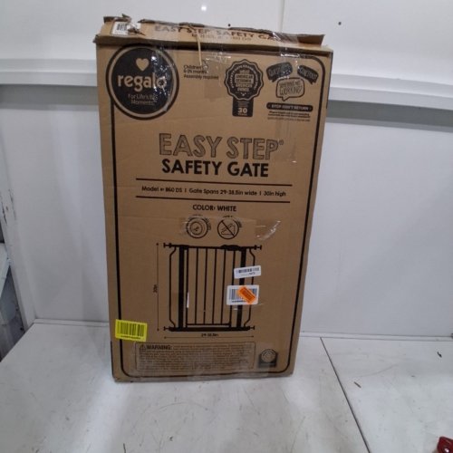 REGALO EASY STEP SAFETY GATE - 29"- 38.5" - WHITE (MODEL : 1160-DS) image 3