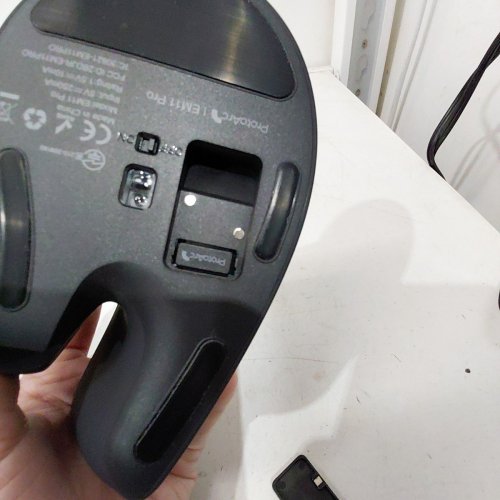 PROTOARC ERGONOMIC VERTICAL MOUSE - BLACK/ORANGE (MODEL:EM11 NL) image 4