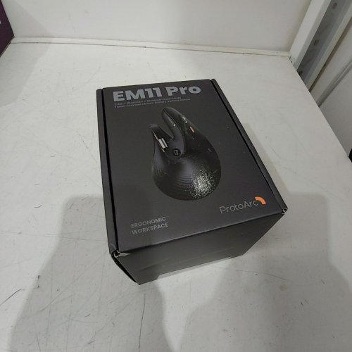 PROTOARC ERGONOMIC VERTICAL MOUSE - BLACK/ORANGE (MODEL:EM11 NL) image 5