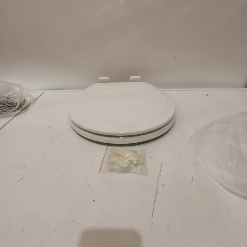 CENTOCO ROUND CENTOCORE MOLDED HEAVY DUTY TOILET SEAT - 17" - WHITE (MODEL: DS700-001) image 2