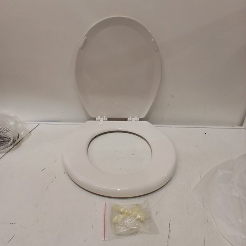 CENTOCO ROUND CENTOCORE MOLDED HEAVY DUTY TOILET SEAT - 17" - WHITE (MODEL: DS700-001) image 3