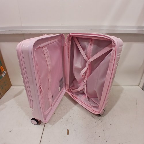 LARVENDER AIRLINE APPROVED HARDSIDE SUITCASE - 20" - GLOSSY PINK (MODEL:5515) image 6