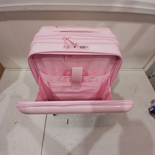 LARVENDER AIRLINE APPROVED HARDSIDE SUITCASE - 20" - GLOSSY PINK (MODEL:5515) image 7