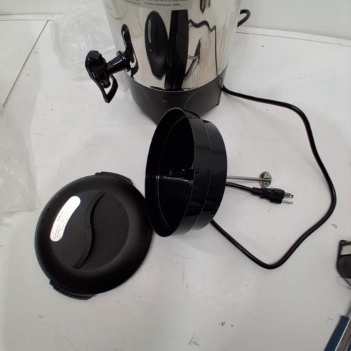 VEVOR ELECTRIC COFFEE URN - 4.5L, 30 CUP, 1000W, 120V - SILVER / BLACK (MODEL: KLY-4.5K) image 4
