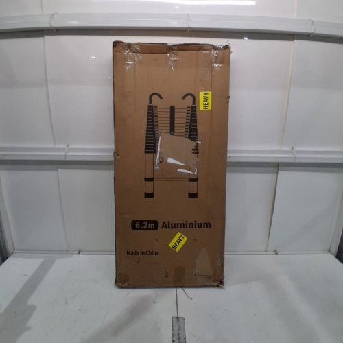 RIKADE TELESCOPIC EXTENSION LADDER WITH STABLE HOOK - 20FT - 330LBS CAP - SILVER (MODEL: XQ-GGT) image 4
