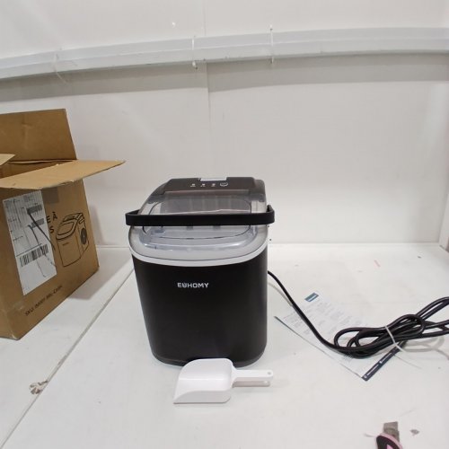 EUHOMY COUNTERTOP ICE MAKER - MAKES 26LBS/DAY - BLACK (MODEL: IM-06D) image 3