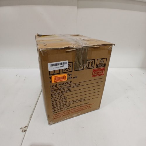 EUHOMY COUNTERTOP ICE MAKER - MAKES 26LBS/DAY - BLACK (MODEL: IM-06D) image 5