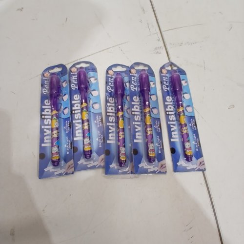 5PK INVISIBLE INK PENS WITH LIGHT - PURPLE (MODEL: MQ-813) image 2