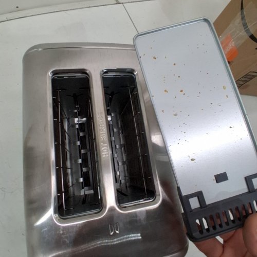 SEEDEEM STAINLESS STEEL 2 SLICE TOASTER WITH 7 SHADE OPTIONS, 1.5" WIDE SLOTS AND LCD DISPLAY SCREEN WITH TOUCH BUTTONS - 1350W - SILVER METALLIC (MODEL: SD30608D) image 4
