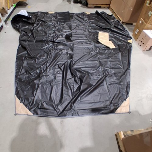 UNIVERSAL SUV TAILGATE AWNING WITH SUCTION CUPS - 14.76FT X 14.75FT - BLACK/BROWN image 2