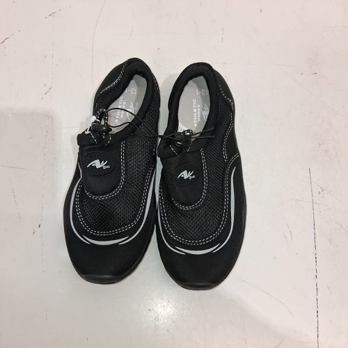 TODDLER ATHLETIC WORKS SLIP ON WATER SHOES - SIZE 13-1 - BLACK image 2