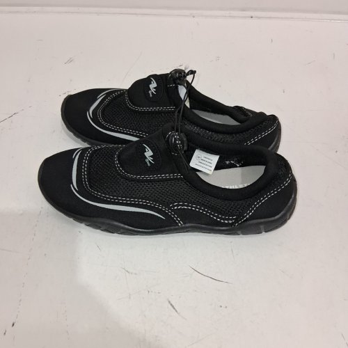 TODDLER ATHLETIC WORKS SLIP ON WATER SHOES - SIZE 13-1 - BLACK image 3