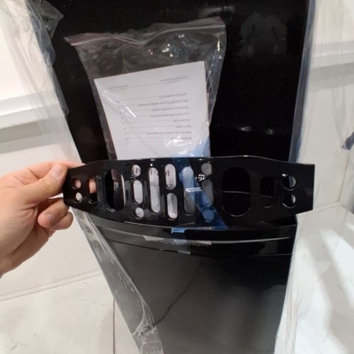 FRIGIDAIRE TOP LOADING HOT & COLD WATER DISPENSER WITH CHILD SAFETY LOCK - HOLDS 3-5 GALLON BOTTLE - BLACK (MODEL: EFWC498-BLACK-COM) image 3