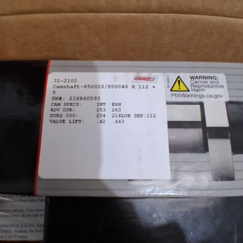 EDELBROCK PREFORMER PLUS CAMSHAFT KIT FOR 1957-86 SMALL-BLOCK CHEVROLET-(MODEL:2102) image 3