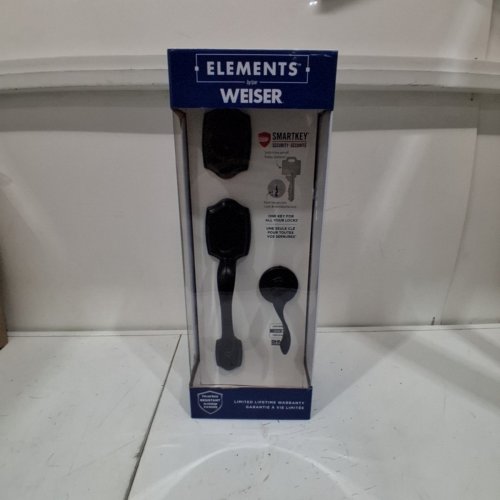 WEISER ELEMENTS BRENTWOOD BELMONT HANDLESET - MATTE BLACK (MODEL: 9GLC94710-017) image 4
