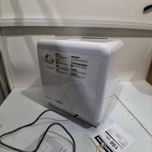 MIDEA COUNTERTOP DISHWASHER PORTABLE WITH BUILT IN WATER TANK - 6L CAPACITY, 162ºF TEMP - 16" X 17" X 20" - WHITE - (MODEL: MDC17P2DWW) image 6