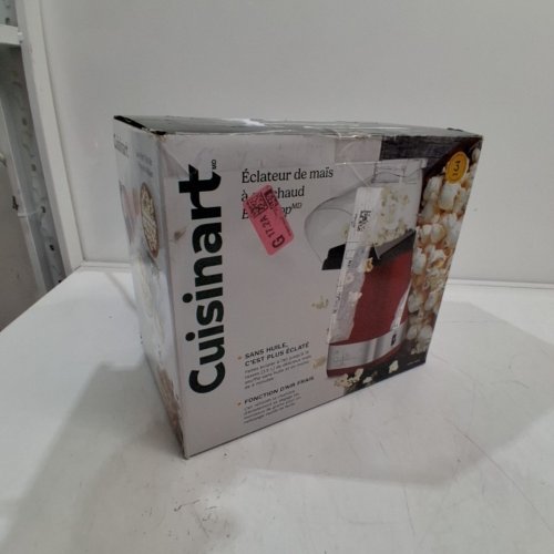 CUISINART EASYPOP HOT AIR POPCORN MAKER - MAKES 15 CUPS - RED - (MODEL: CPM-150C) image 5