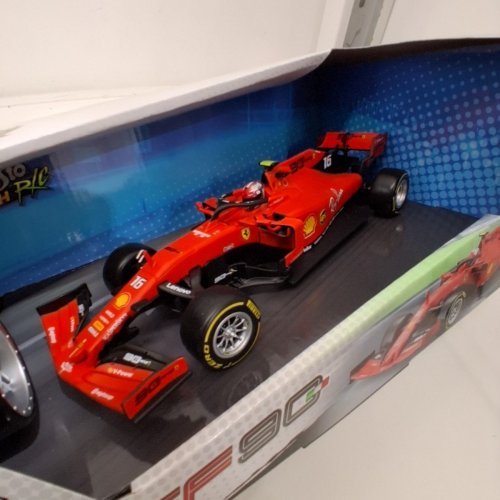 MAISTO TECH RC REMOTE CONTROL CAR WITH PISTOL GRIP CONTROLS - 1:24 SCALE - FERRARI SF90 SEBASTIAN VETTEL (2019) (MODEL: 82353) image 2