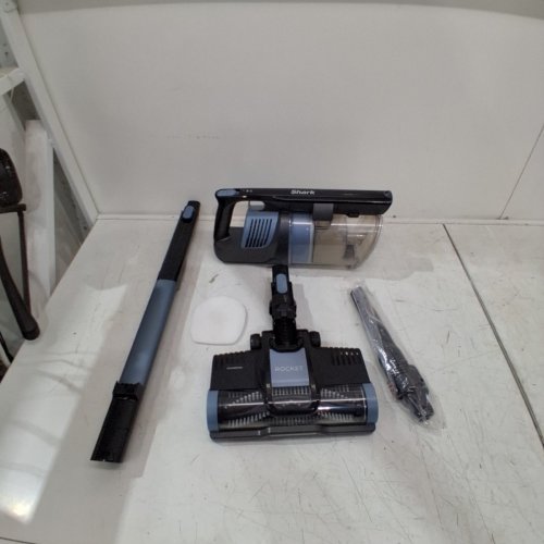 SHARK PET CORDLESS STICK VACUUM WITH LARGE DUST CUP, LED HEADLIGHTS AND REMOVABLE HANDHELD VAC - ICE BLUE (MODEL: IX141AMZ) image 5