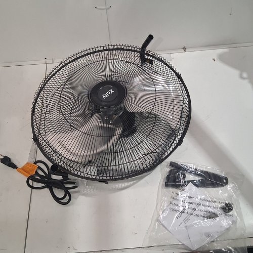 SIMPLE DELUXE INDUSTRIAL WALL-MOUNTED 3-SPEED FAN - 18" (6FT CORD) - BLACK (MODEL: HIFANXFLOOR18-A) image 3