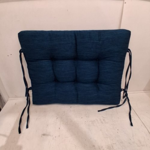 HAVARGO LARGE MEMORY FOAM BACK CUSHION FOR ROCKING CHAIR - 24" X 19" - BLUE image 2