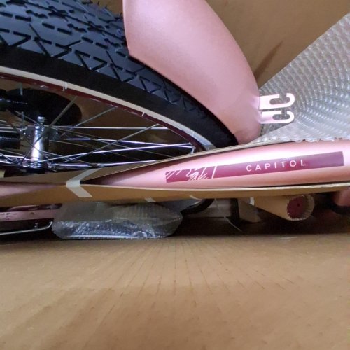 HUFFY GOOD VIBRATIONS WOMENS CRUISER BICYCLE - 26" - PINK / BROWN (MODEL: 31399344) image 5