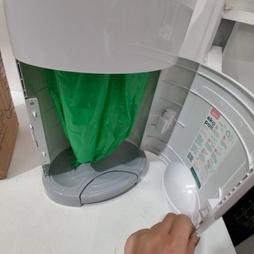 DEKOR PLUS STEP.DROP.DONE HANDS-FREE DIAPER PAIL- WHITE image 5