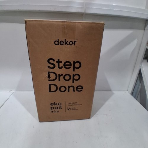 DEKOR PLUS STEP.DROP.DONE HANDS-FREE DIAPER PAIL- WHITE image 6