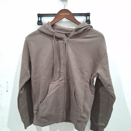 WOMEN'S GEORGE FULL ZIP HOODIE - EXTRA SMALL - BROWN/GREY (STYYLE: GRF69001LD) image 2