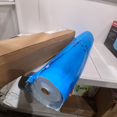 NOLIVEN TEMPORARY WATERPROOF FLOOR PROTECTION ROLL - 40" X 90FT - BLUE image 2